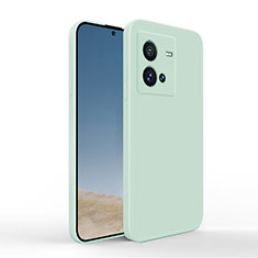 Funda Silicona Ultrafina Goma 360 Grados Carcasa YK4 para Vivo X80 Lite 5G Menta Verde