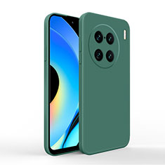 Funda Silicona Ultrafina Goma 360 Grados Carcasa YK4 para Vivo X90 5G Verde Noche