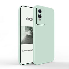 Funda Silicona Ultrafina Goma 360 Grados Carcasa YK4 para Vivo Y74s 5G Menta Verde