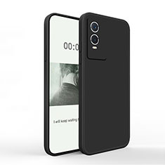 Funda Silicona Ultrafina Goma 360 Grados Carcasa YK4 para Vivo Y74s 5G Negro