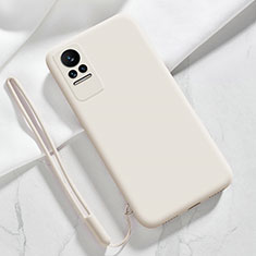 Funda Silicona Ultrafina Goma 360 Grados Carcasa YK4 para Xiaomi Civi 1S 5G Blanco