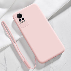 Funda Silicona Ultrafina Goma 360 Grados Carcasa YK4 para Xiaomi Civi 1S 5G Rosa