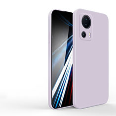 Funda Silicona Ultrafina Goma 360 Grados Carcasa YK4 para Xiaomi Civi 2 5G Purpura Claro