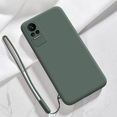 Funda Silicona Ultrafina Goma 360 Grados Carcasa YK4 para Xiaomi Civi 5G Verde Noche