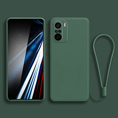 Funda Silicona Ultrafina Goma 360 Grados Carcasa YK4 para Xiaomi Mi 11X 5G Verde Noche