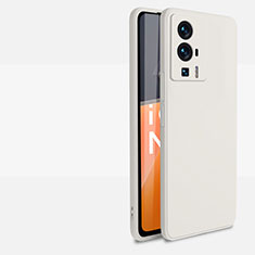 Funda Silicona Ultrafina Goma 360 Grados Carcasa YK4 para Xiaomi Poco F5 Pro 5G Blanco