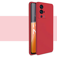 Funda Silicona Ultrafina Goma 360 Grados Carcasa YK4 para Xiaomi Poco F5 Pro 5G Rojo