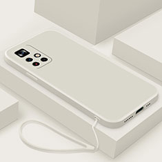 Funda Silicona Ultrafina Goma 360 Grados Carcasa YK4 para Xiaomi Poco M4 Pro 5G Blanco
