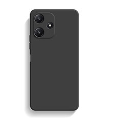 Funda Silicona Ultrafina Goma 360 Grados Carcasa YK4 para Xiaomi Poco M6 Pro 5G Negro