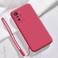 Funda Silicona Ultrafina Goma 360 Grados Carcasa YK4 para Xiaomi Poco X3 GT 5G Rojo