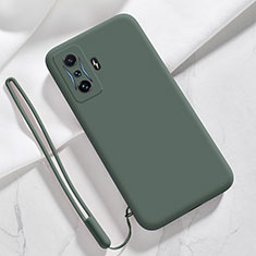 Funda Silicona Ultrafina Goma 360 Grados Carcasa YK4 para Xiaomi Redmi K50 Gaming 5G Verde Noche