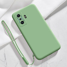 Funda Silicona Ultrafina Goma 360 Grados Carcasa YK4 para Xiaomi Redmi K50 Gaming AMG F1 5G Menta Verde