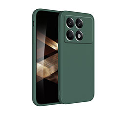 Funda Silicona Ultrafina Goma 360 Grados Carcasa YK4 para Xiaomi Redmi K70 5G Verde