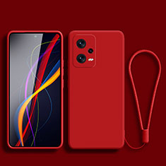 Funda Silicona Ultrafina Goma 360 Grados Carcasa YK4 para Xiaomi Redmi Note 12 Explorer Rojo