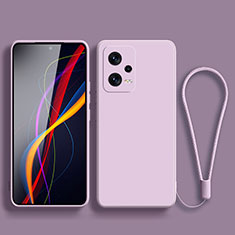 Funda Silicona Ultrafina Goma 360 Grados Carcasa YK4 para Xiaomi Redmi Note 12 Pro 5G Purpura Claro