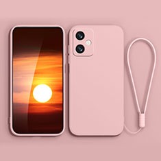 Funda Silicona Ultrafina Goma 360 Grados Carcasa YK4 para Xiaomi Redmi Note 12R Pro 5G Rosa