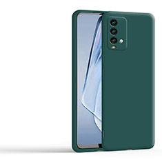 Funda Silicona Ultrafina Goma 360 Grados Carcasa YK4 para Xiaomi Redmi Note 9 4G Verde Noche