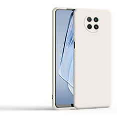 Funda Silicona Ultrafina Goma 360 Grados Carcasa YK4 para Xiaomi Redmi Note 9 5G Blanco