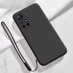 Funda Silicona Ultrafina Goma 360 Grados Carcasa YK5 para Xiaomi Poco M4 Pro 5G Negro