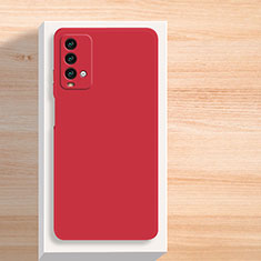 Funda Silicona Ultrafina Goma 360 Grados Carcasa YK5 para Xiaomi Redmi 9T 4G Rojo
