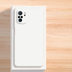 Funda Silicona Ultrafina Goma 360 Grados Carcasa YK5 para Xiaomi Redmi K40 Pro+ Plus 5G Blanco