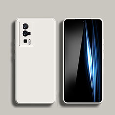 Funda Silicona Ultrafina Goma 360 Grados Carcasa YK5 para Xiaomi Redmi K60 5G Blanco