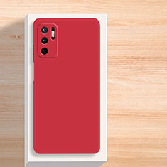 Funda Silicona Ultrafina Goma 360 Grados Carcasa YK5 para Xiaomi Redmi Note 11 SE 5G Rojo