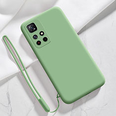 Funda Silicona Ultrafina Goma 360 Grados Carcasa YK5 para Xiaomi Redmi Note 11S 5G Verde