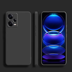 Funda Silicona Ultrafina Goma 360 Grados Carcasa YK5 para Xiaomi Redmi Note 12 Pro+ Plus 5G Negro