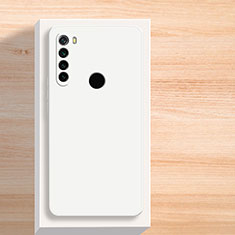 Funda Silicona Ultrafina Goma 360 Grados Carcasa YK5 para Xiaomi Redmi Note 8 (2021) Blanco