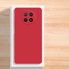 Funda Silicona Ultrafina Goma 360 Grados Carcasa YK5 para Xiaomi Redmi Note 9T 5G Rojo