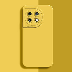 Funda Silicona Ultrafina Goma 360 Grados Carcasa YK6 para OnePlus 11 5G Amarillo