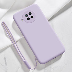 Funda Silicona Ultrafina Goma 360 Grados Carcasa YK6 para Xiaomi Mi 10T Lite 5G Purpura Claro