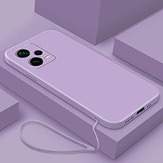 Funda Silicona Ultrafina Goma 360 Grados Carcasa YK6 para Xiaomi Poco X5 5G Purpura Claro