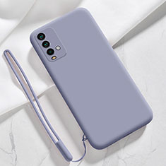 Funda Silicona Ultrafina Goma 360 Grados Carcasa YK6 para Xiaomi Redmi 9 Power Gris Lavanda