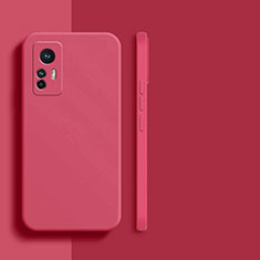 Funda Silicona Ultrafina Goma 360 Grados Carcasa YK6 para Xiaomi Redmi K50 Ultra 5G Rojo