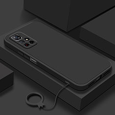 Funda Silicona Ultrafina Goma 360 Grados Carcasa YK6 para Xiaomi Redmi Note 11 5G Negro
