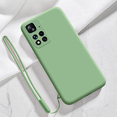 Funda Silicona Ultrafina Goma 360 Grados Carcasa YK7 para Xiaomi Mi 11i 5G (2022) Verde