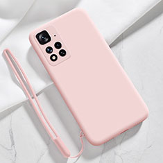 Funda Silicona Ultrafina Goma 360 Grados Carcasa YK7 para Xiaomi Poco X4 NFC Oro Rosa