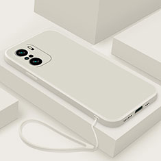 Funda Silicona Ultrafina Goma 360 Grados Carcasa YK7 para Xiaomi Redmi K40 5G Blanco