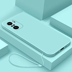 Funda Silicona Ultrafina Goma 360 Grados Carcasa YK7 para Xiaomi Redmi K40 Pro+ Plus 5G Azul Claro