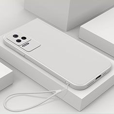 Funda Silicona Ultrafina Goma 360 Grados Carcasa YK7 para Xiaomi Redmi K50 Pro 5G Blanco