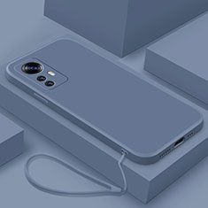 Funda Silicona Ultrafina Goma 360 Grados Carcasa YK7 para Xiaomi Redmi K50 Ultra 5G Gris Lavanda