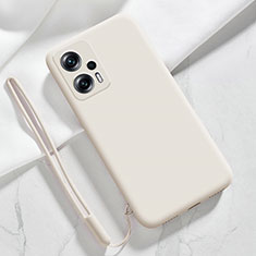 Funda Silicona Ultrafina Goma 360 Grados Carcasa YK7 para Xiaomi Redmi Note 12T Pro 5G Blanco