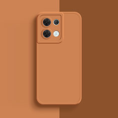 Funda Silicona Ultrafina Goma 360 Grados Carcasa YK7 para Xiaomi Redmi Note 13 Pro 5G Marron