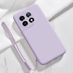 Funda Silicona Ultrafina Goma 360 Grados Carcasa YK8 para OnePlus Ace 2 5G Purpura Claro