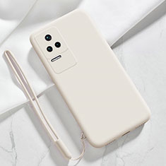 Funda Silicona Ultrafina Goma 360 Grados Carcasa YK8 para Xiaomi Redmi K50 Pro 5G Blanco