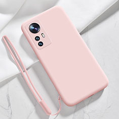 Funda Silicona Ultrafina Goma 360 Grados Carcasa YK8 para Xiaomi Redmi K50 Ultra 5G Rosa