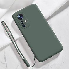 Funda Silicona Ultrafina Goma 360 Grados Carcasa YK8 para Xiaomi Redmi K50 Ultra 5G Verde Noche