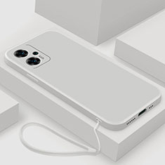 Funda Silicona Ultrafina Goma 360 Grados Carcasa YK8 para Xiaomi Redmi K50i 5G Blanco